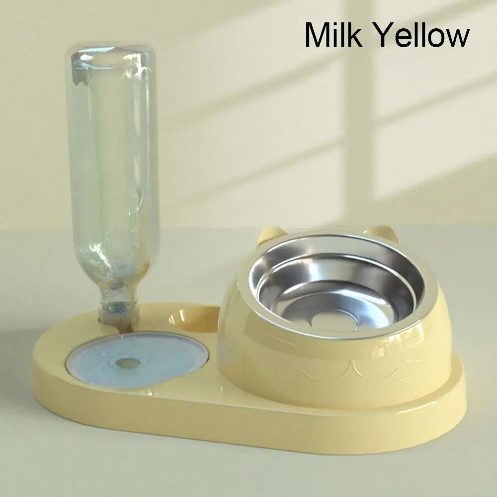 2-in-1 Pet Feeder & Water Dispenser