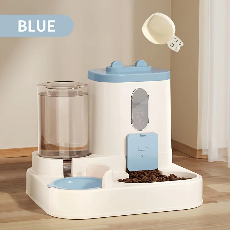 2in 1 Automatic Cat Food and Water Dispenser