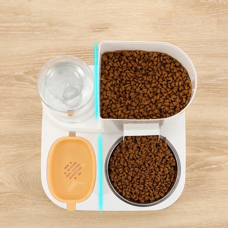 Pet water and food feeder