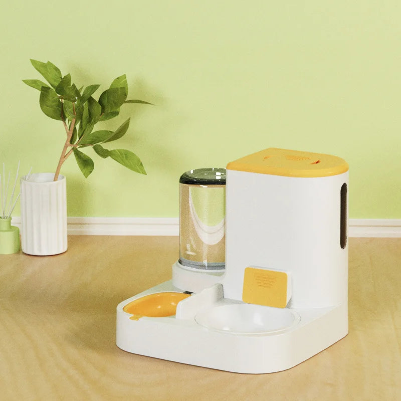 Pet water and food feeder