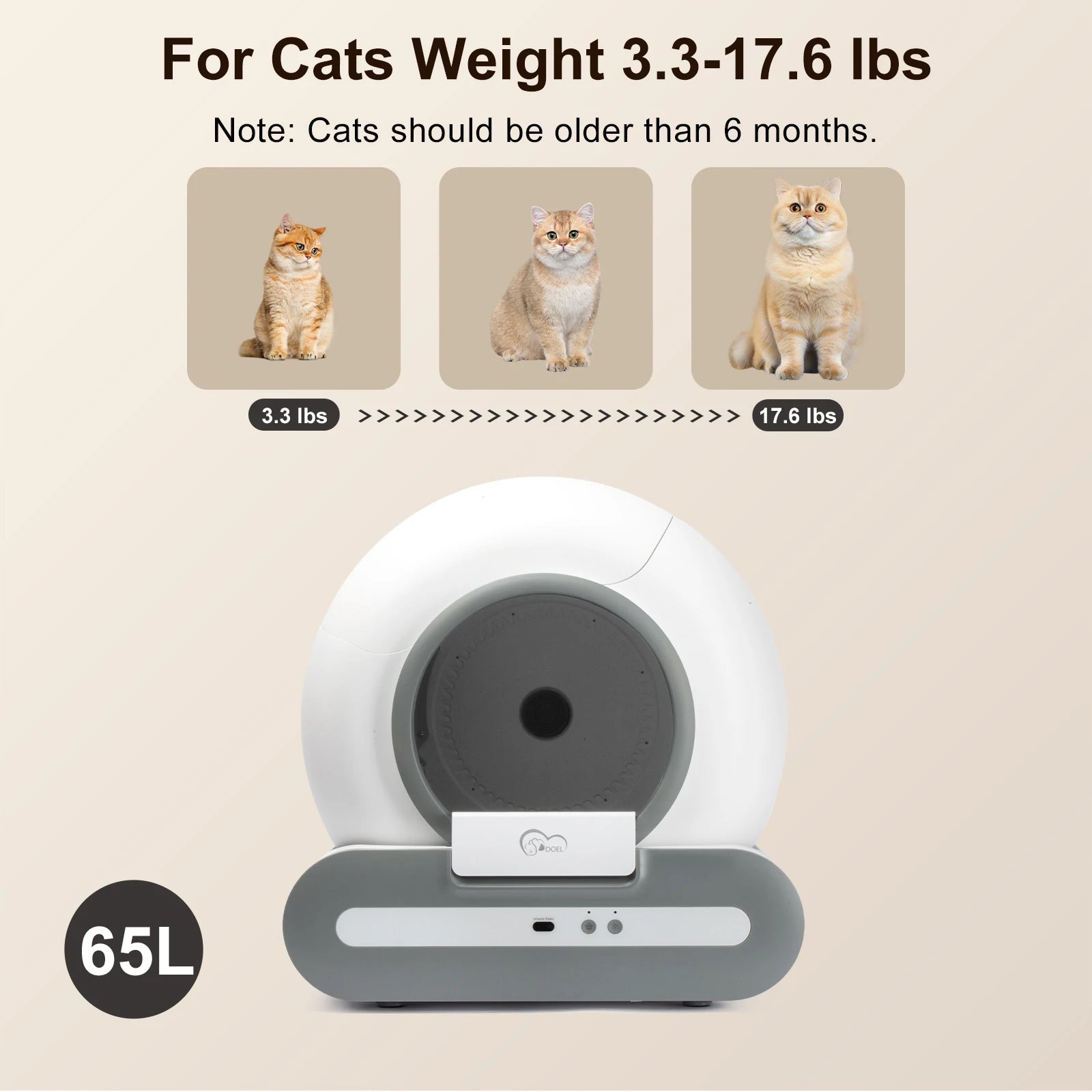 Self-Cleaning Cat Litter Box