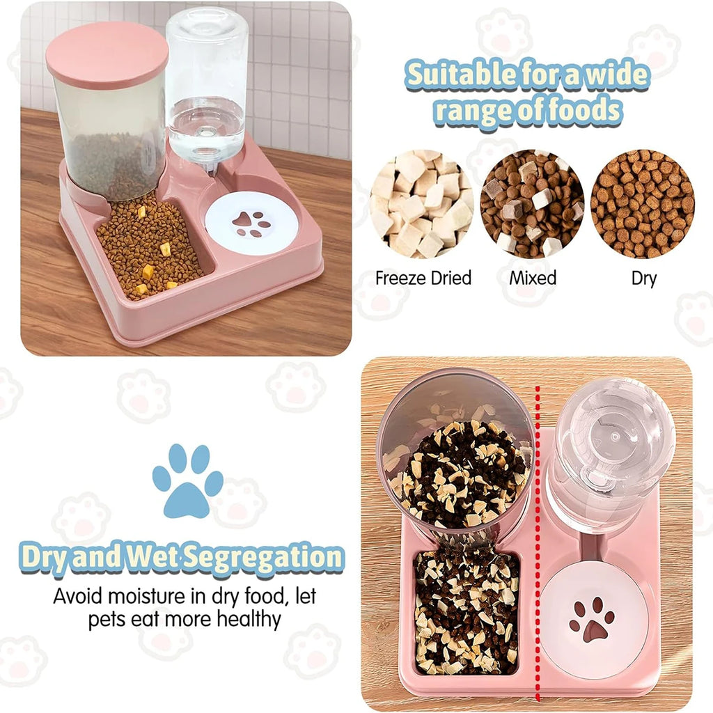 Automatic Pet Food And Water Feeder