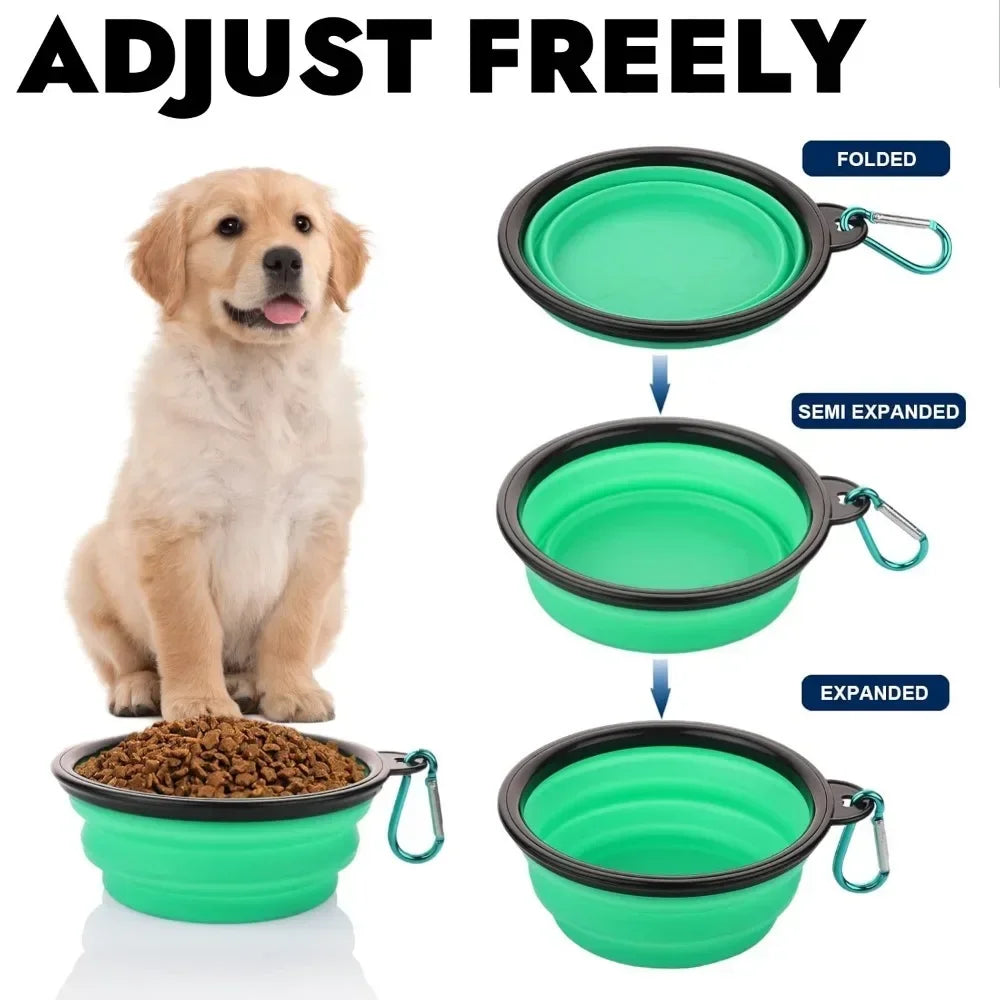 Portable Foldable Dog Bowl