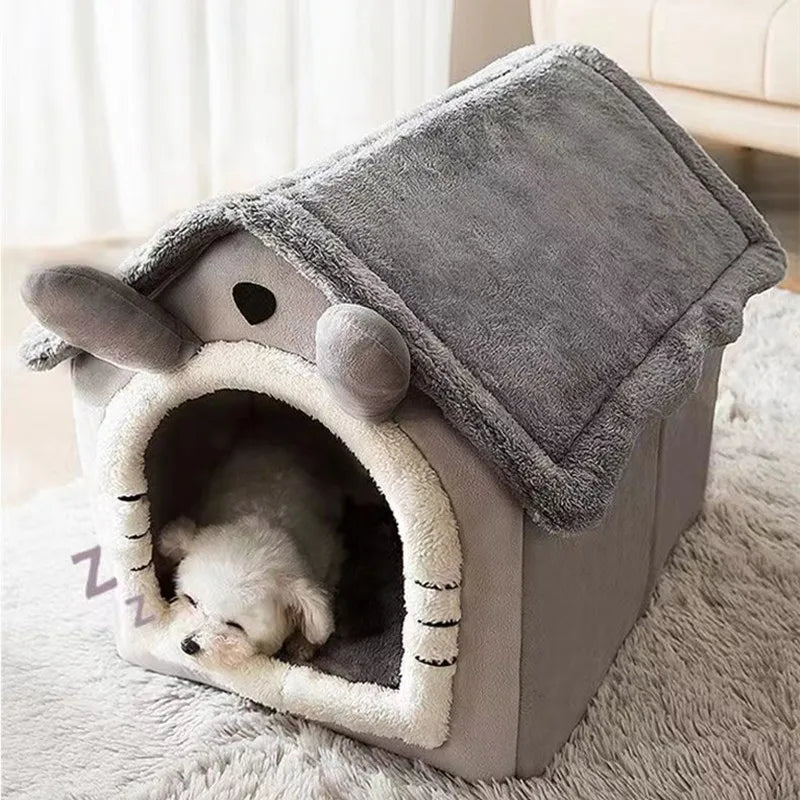 Foldable & Washable Cat House