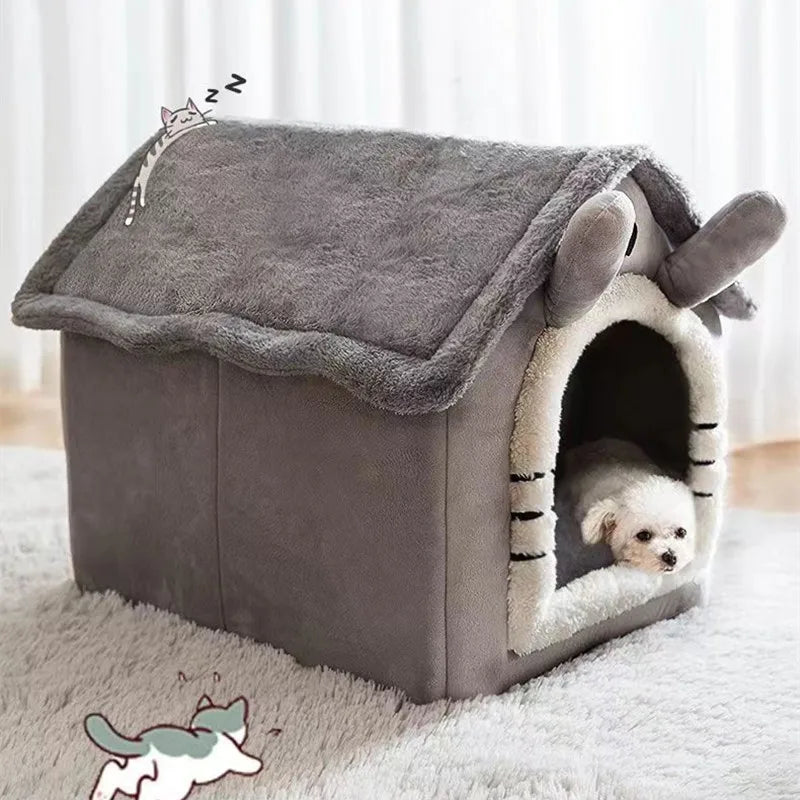 Foldable & Washable Cat House