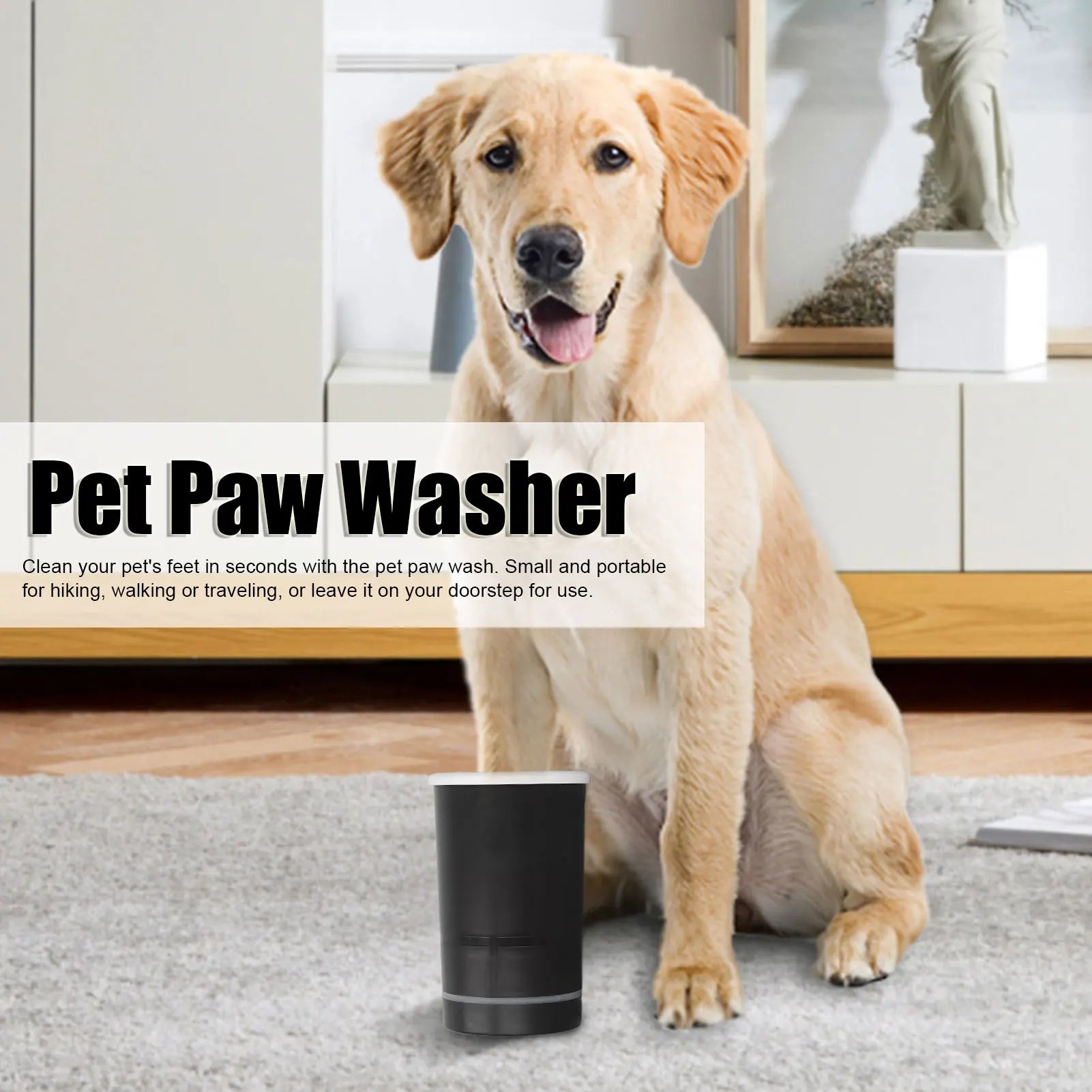 USB Rechargeable Pet Paw Washer