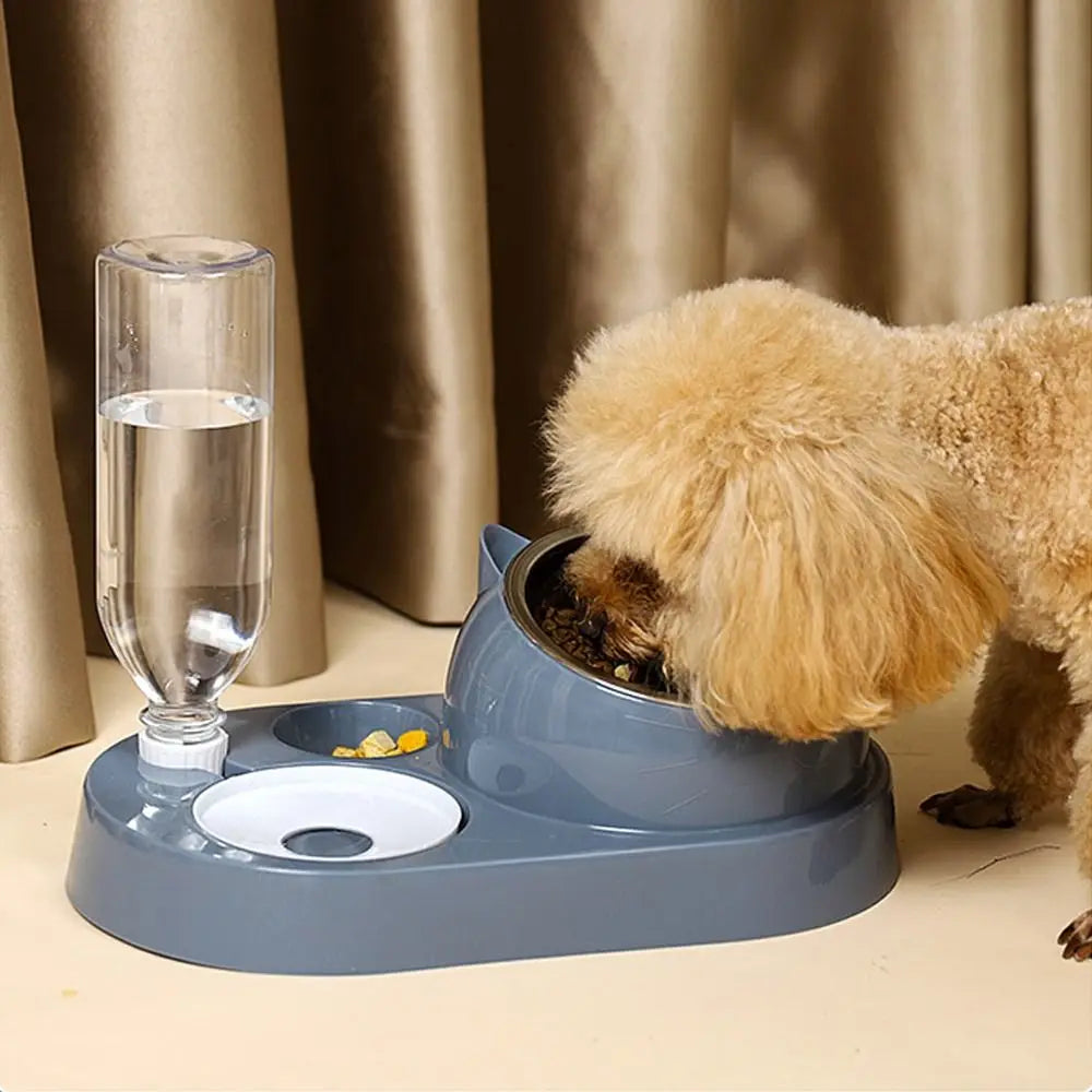 2-in-1 Pet Feeder & Water Dispenser