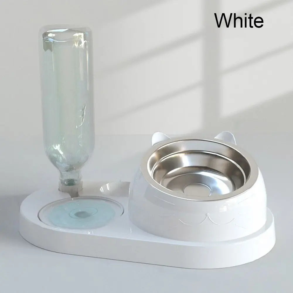 2-in-1 Pet Feeder & Water Dispenser